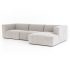 safira L shape sofa